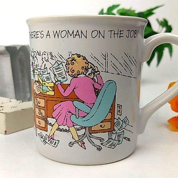 Woman on the job vtg Hallmark mug - Picture 5 of 8